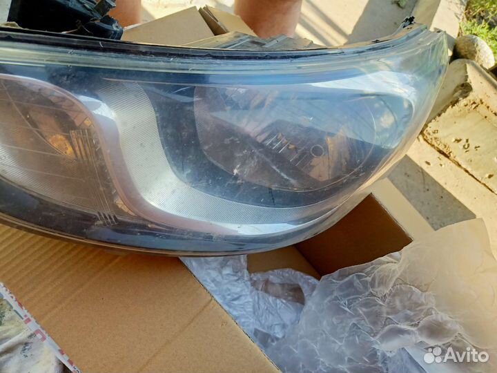 Фара левая hyundai solaris