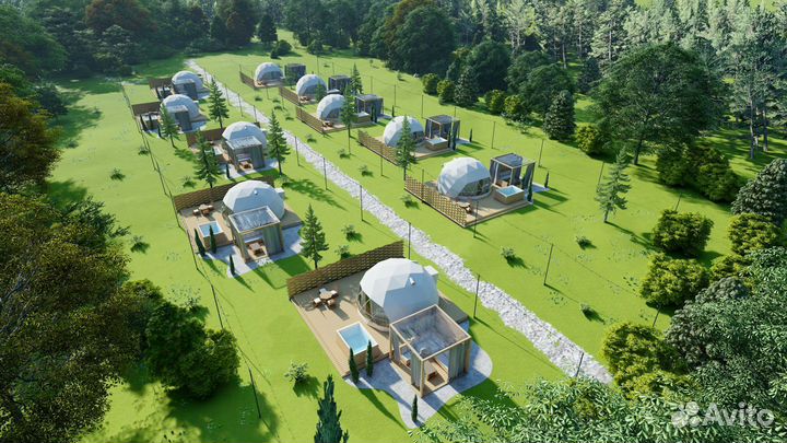 Дизайн 3D визуализация Наружная реклама Ландшафт