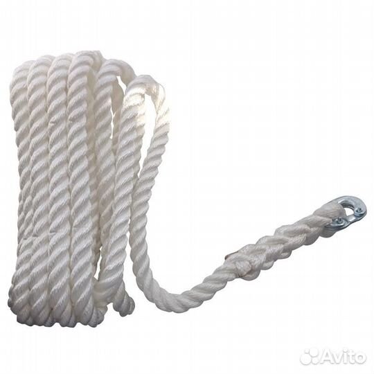 Веревка Ф12мм L60м с звеном цепи 8мм lalizas (бухт