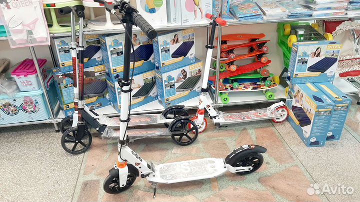 Самокат городской с дисковым тормозом (новый)