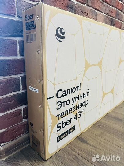 Телевизор Sber SDX-43U4124, UHD 4K RAM 2GB