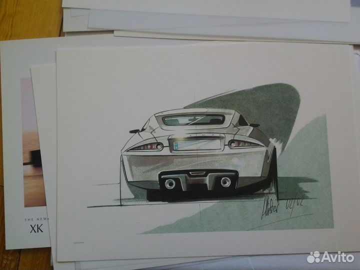 Оригинальное портфолио Jaguar XK New (2006)