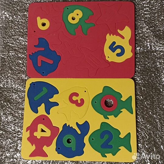 Детские игры-пазлы и домино