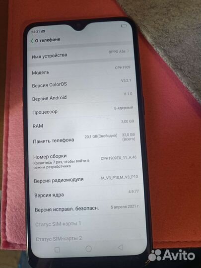 Телефон oppo a 5s