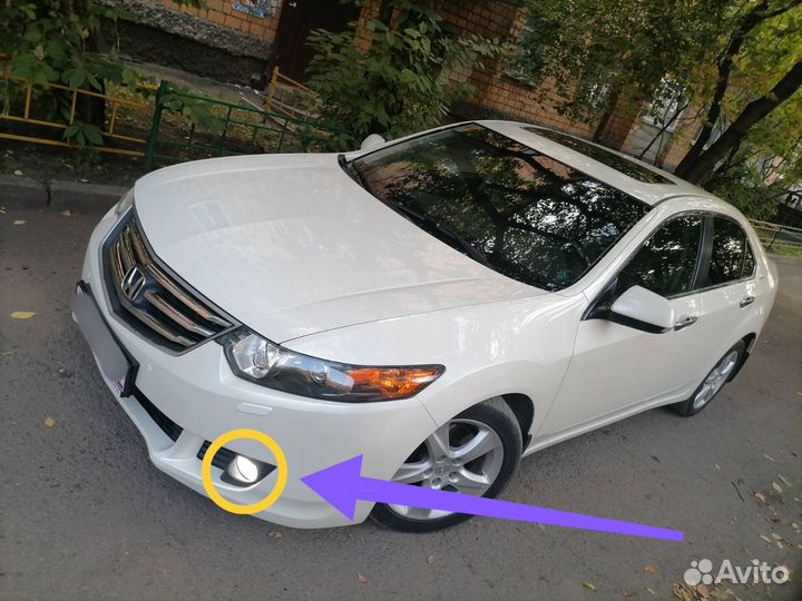 Ударопрочные стекла птф Honda Accord 8 2008-2011