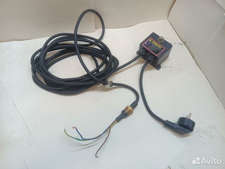Силовой кабель для насоса + Блок защиты круг