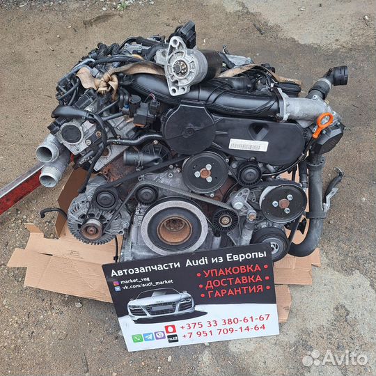 Двигатель комплектный 3.0 tdi V6 BUG BKS Audi/VW