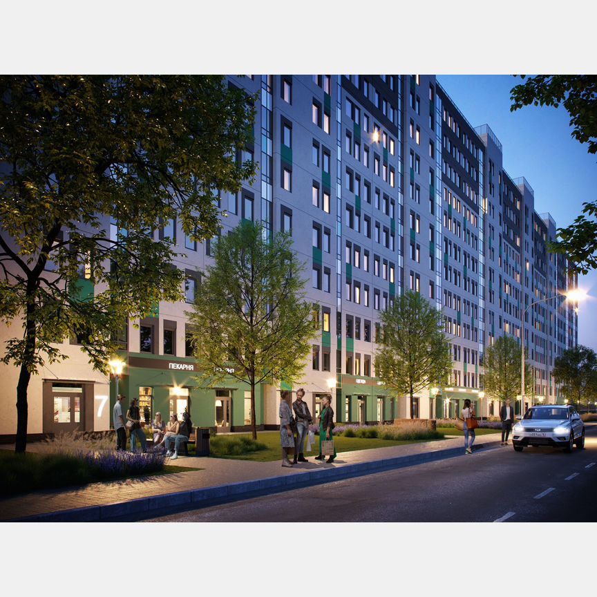 2-к. квартира, 39 м², 9/12 эт.