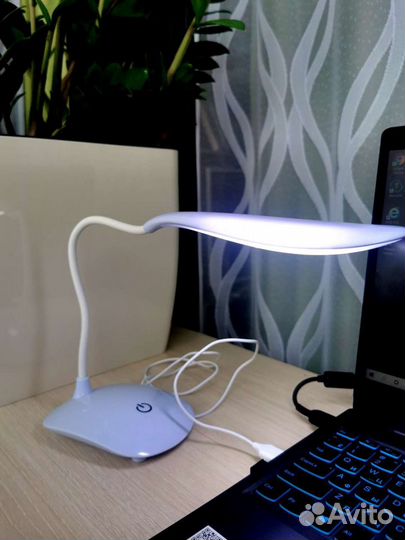 Гибкая USB лампа, светильник для ноутбука