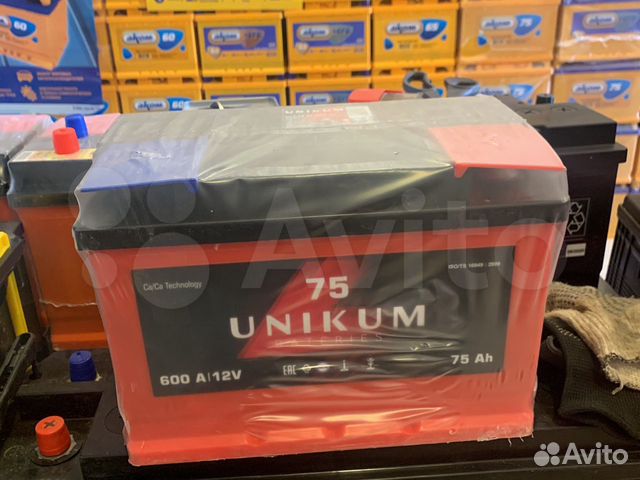 Аккумулятор Unukum 75Ач