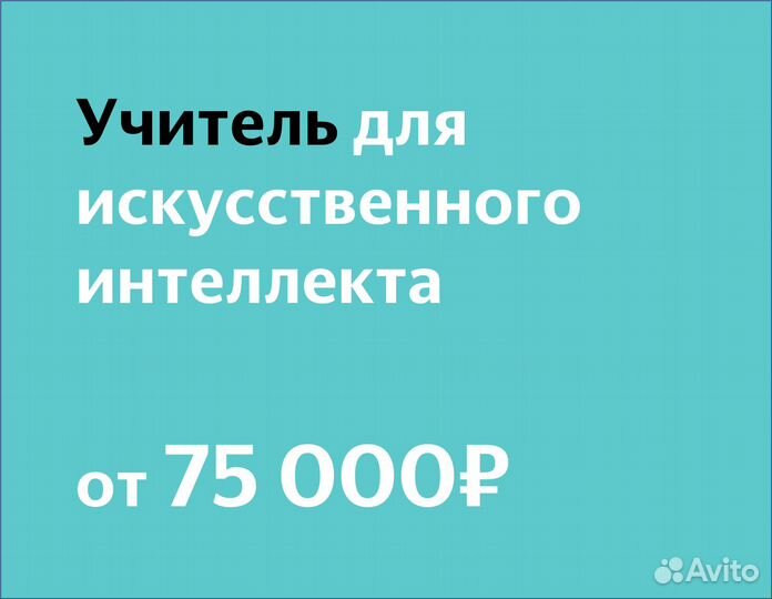 Преподаватель для нейросети