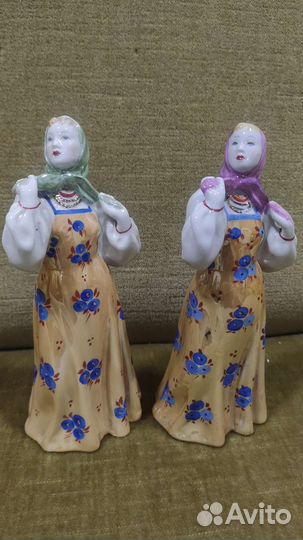 Статуэтки.Фарфор.керамика