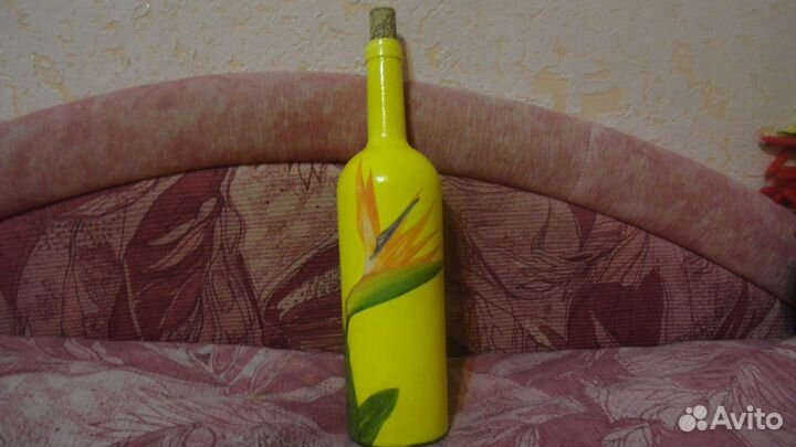 Бутылка/Декупаж
