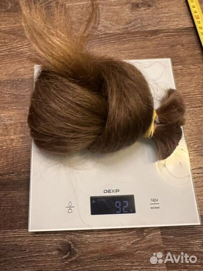 Волосы подростковые натуральные некрашеные