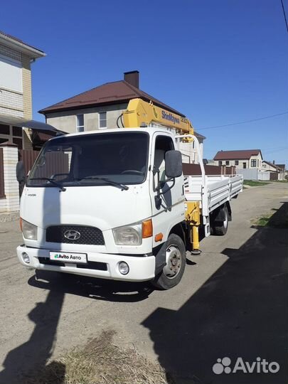 Бортовой грузовик Hyundai HD78 с КМУ ShinMaywa, 2010