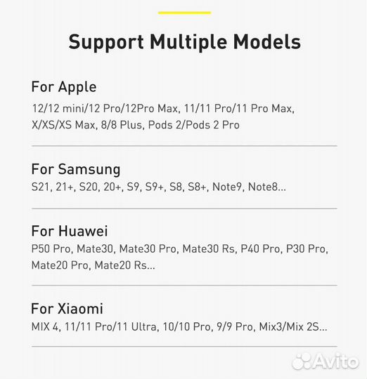 Беспроводная Зарядка Baseus 15W второго поколения