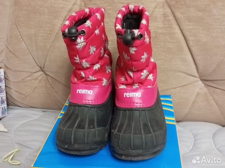 Сапоги сноубутсы reima для девочки