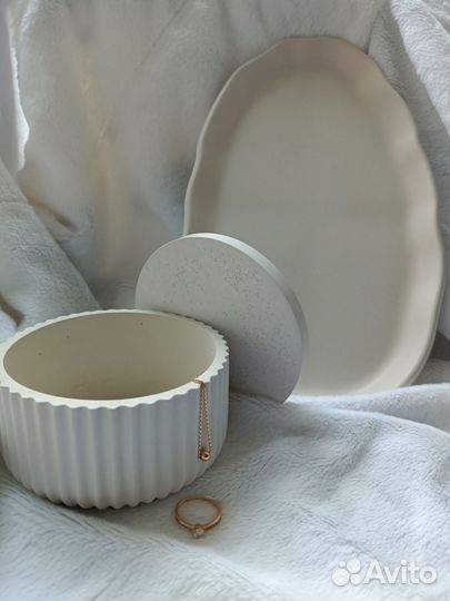 Набор из гипса ручной работы Новогодний подарок