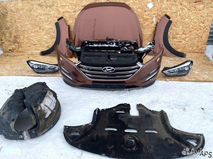 Ноускат передняя часть Hyundai Tucson 3 TL рест