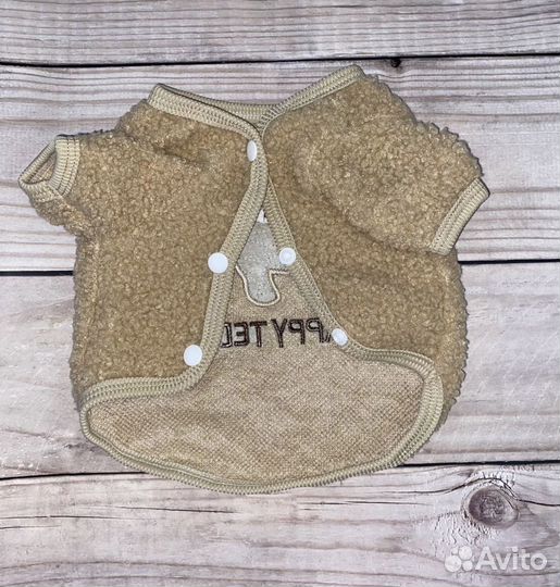 Плюшевая кофта для собаки