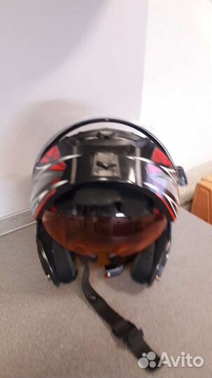 Снегоходный шлем sol sm-2 бу