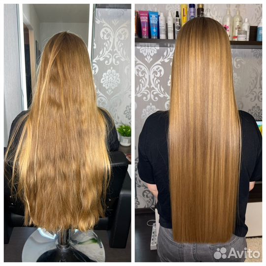 Волосы,Кератиновое выпрямление Ботокс,Нанопластика