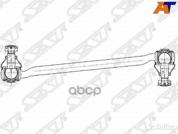 Тяга рулевая nissan atlas/condor (F23) 92-07 LH