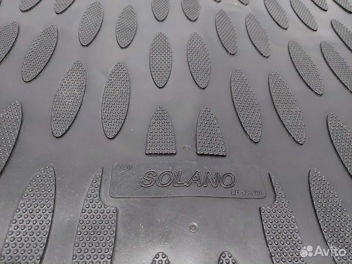Коврики(резина) в багажник Lifan Solano