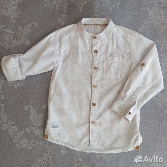 Качественная рубашка для мальчика 104-110