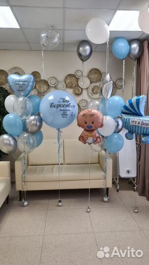 Шарики и шары воздушные за 3 часа доставка