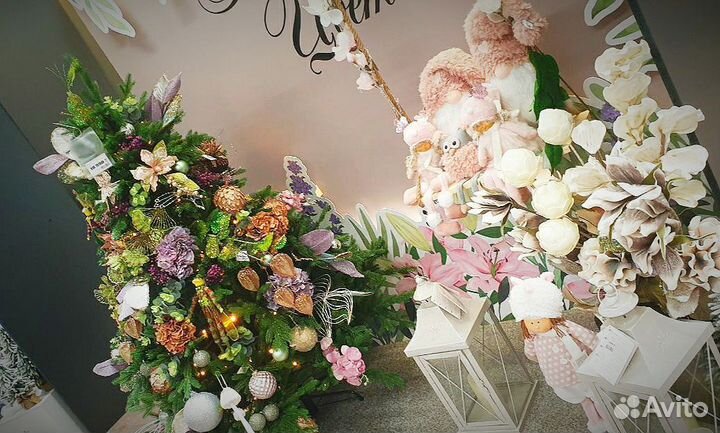 Новогоднее оформление/декорирование/украшение елок