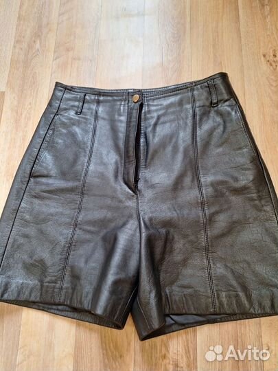 Шорты женские кожаные 44 46 размер