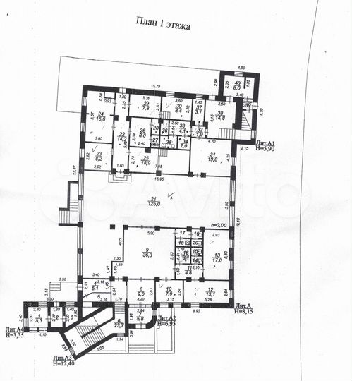 Офис, гостиница,1200 м²