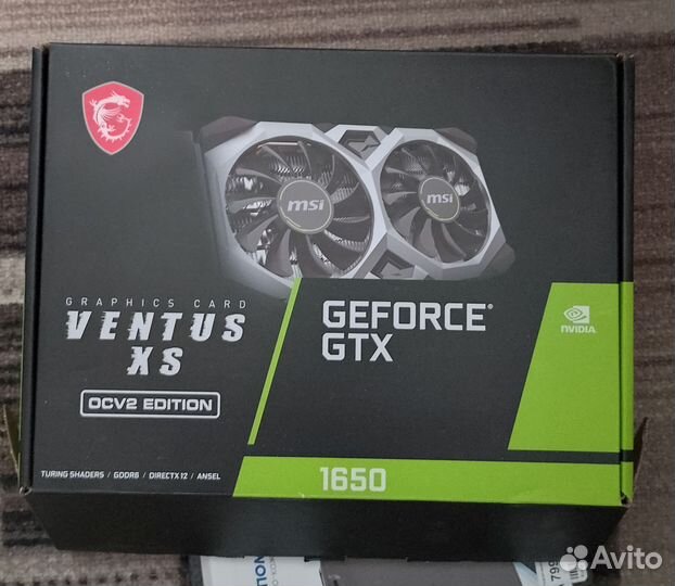 Видеокарта GTX 1650 4gb