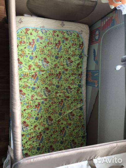 Детская кровать манеж с матрасом