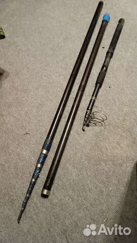 3 удочки/ спиннинг купить в Кемерово | Хобби и отдых | Авито