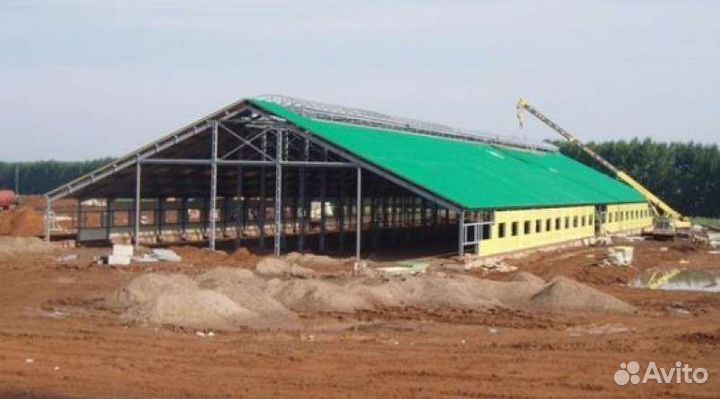 Ангар тёплый. Ферма. Коровники
