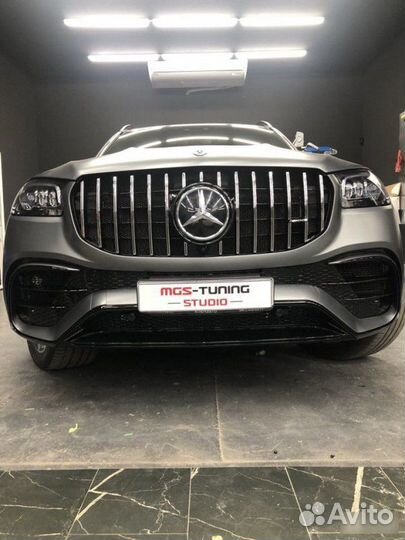 Передний бампер GLS63 AMG Mercedes GLS X167 глс Из