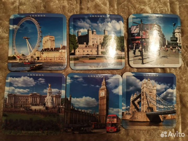 Подставки под стаканы(набор)