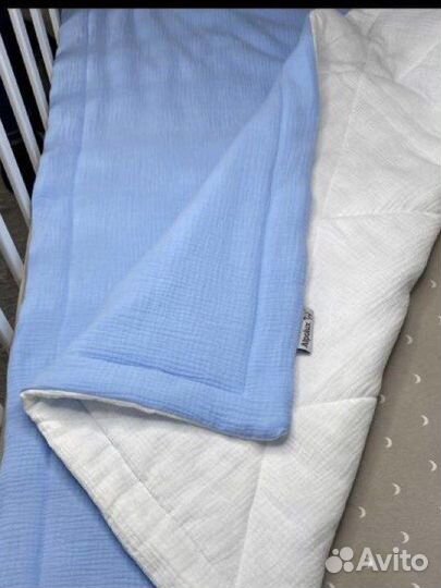 Муслиновое одеяло детское с утеплителем