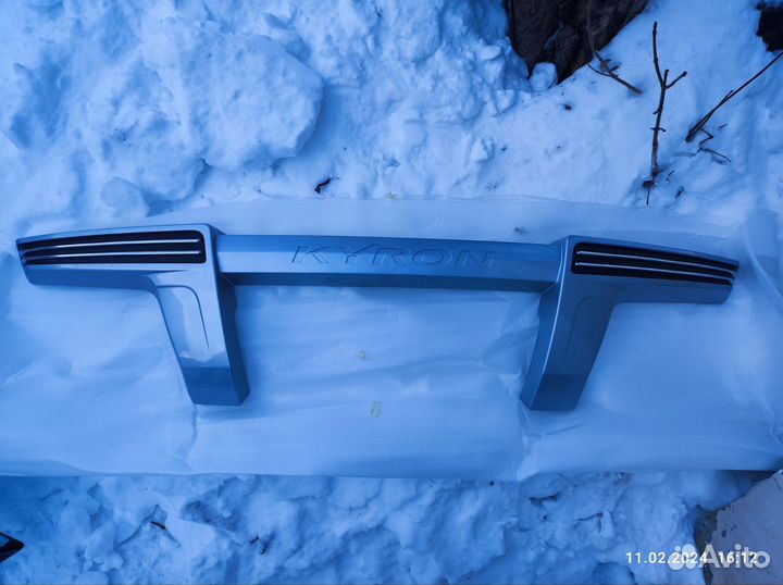 Задний кенгурятник Ssangyong Kyron