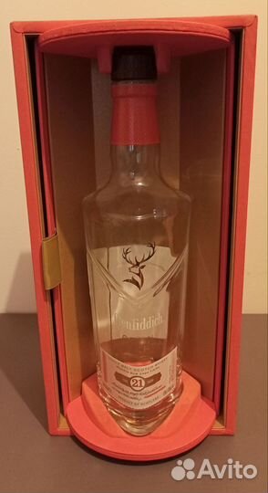 Коробка Glenfiddich с бутылкой