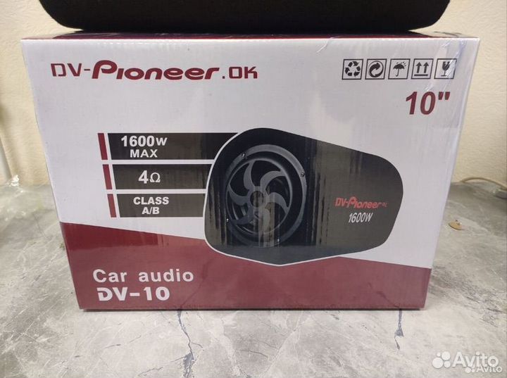 Активный сабвуфер Pioneer-OK 10 дюймов