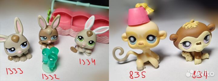 Игрушки Littlest pet shop lps