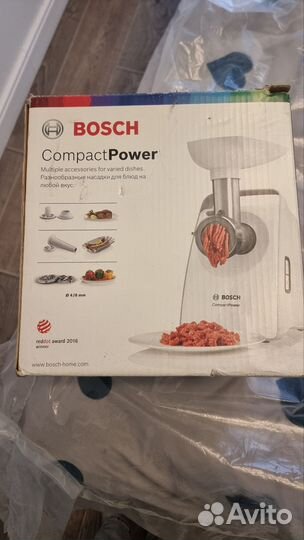 Мясорубка электрическая Bosch MFW 3520W новая