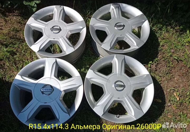 Lacetti Lancer Tiida Almera R15 Диски 4x114.3