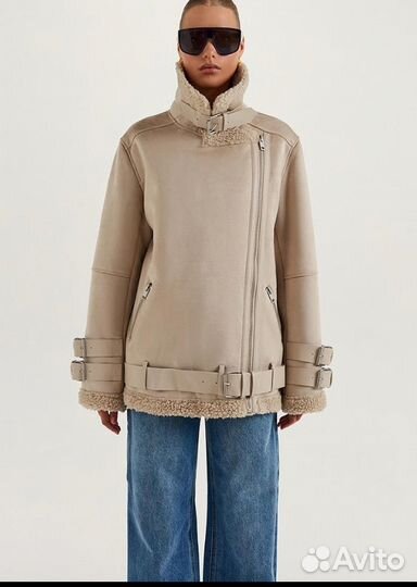 Дубленка авиатор love republic