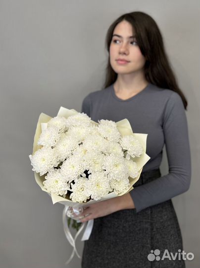 Цветы букет из хризантемы с доставкой
