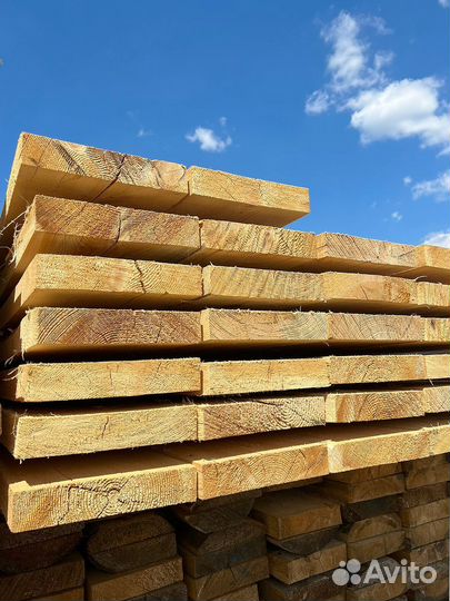 Доска обрезная 25х150х6000мм с доставкой