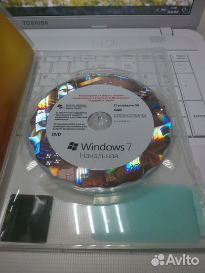 Лицензионный диск ос Windos 7 (x32) / обмен